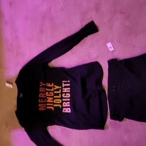 Thermal Old Navy Christmas pajama set